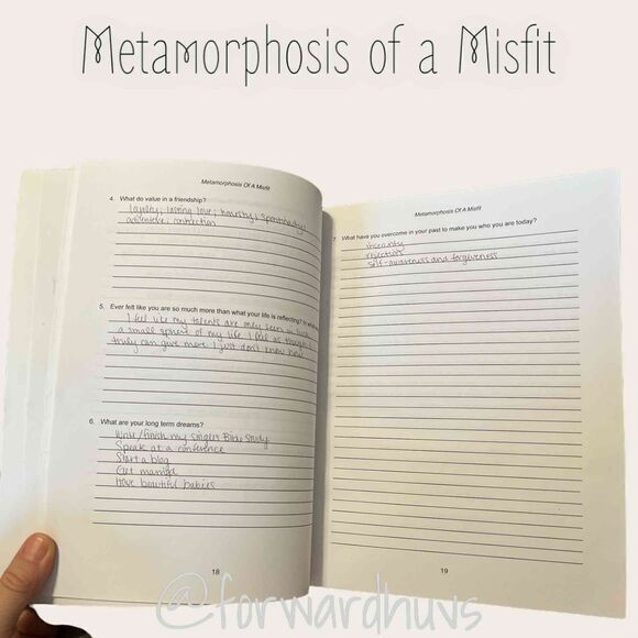 Metamorphosis of A Misfit: Finding Your Truth & Tribe - Workbook - Read - Picture 6 of 8